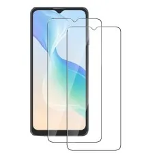 Smartphone with two transparent screen protector