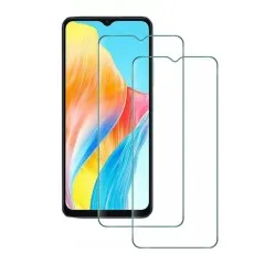 Phone with a vibrant display and two clear screen protector