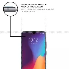 Lenovo K10 Plus Tempered Glass Screen Protector – Covers Only Flat Area, Anti-Scratch, HD Clarity, Bubble-Free Installation.