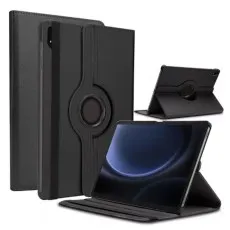 Black Samsung Galaxy S9 Ultra case with 360° rotating stand