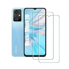 Oscal Tiger 10 smartphone with dual screen protectors.