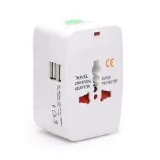 Dual USB Fast Travel Charger AC Power Socket Adapter