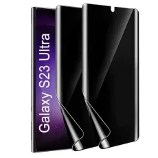 2 Pack Matte Privacy Screen Protector Anti-Spy Tempered Glass For Samsung S23 Ultra S23