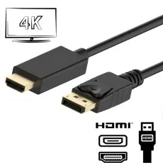 1.8M DisplayPort to HDMI 4K Cable