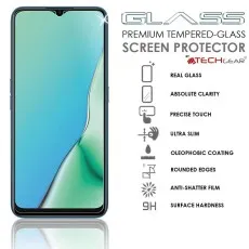 Premium tempered glass screen protector for OPPO A15s with 9H hardness, precise touch & ultra clarity.