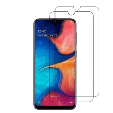 Infinix Hot 12i 2022 with two transparent tempered glass screen protectors, featuring a notch cutout