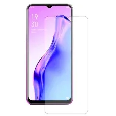 Tempered glass screen protector for Oppo A31 with edge-to-edge coverage and high transparency.