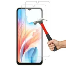Tempered glass screen protector for Oppo A38, impact-resistant with strong durability and scratch protection.