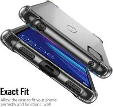 Ultra Clear Phone Case for Huawei Y6 2019 - Soft TPU Cover with Protective Bumper