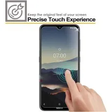 Tempered glass for Nokia 1.2 ensures a precise touch experience while maintaining the original screen feel