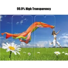 Huawei Enjoy 10E Tempered Glass Screen Protector – 99.9% High Transparency, Ultra Clear Display, Edge-to-Edge Protection, Ensures Vibrant and Natural Viewing Experience.