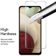 High-hardness tempered glass screen protector for Nokia C32, resistant to scratches and bumps.