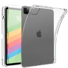 Shockproof Transparent iPad 6th Gen Case 9.7" (2018)- Clear Bumper Protection