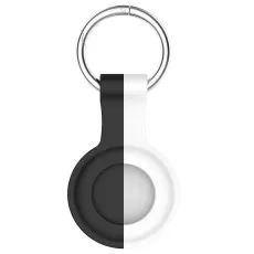 4x Black and Whiite Airtag Key Chain