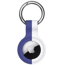 4x Blue And White Airtag Key Chain