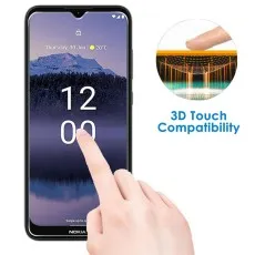 3D touch-compatible tempered glass screen protector for Nokia G11 Plus, ensuring smooth touch response.