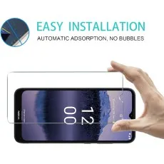 Easy-to-install tempered glass screen protector for Nokia G11 Plus with bubble-free automatic adsorption.