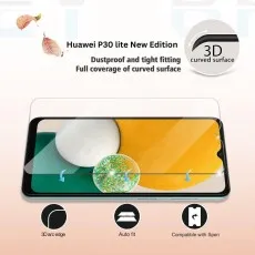 Huawei P30 Lite New Edition Screen Protector – 3D Curved Surface, Auto Fit, 3D Arc Edge