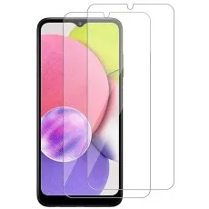 2-Pack Tempered Glass for Samsung A03S – 9H Hardness, HD Clear, Scratch-Resistant, and Bubble-Free