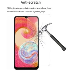 Samsung A04E screen protector – 9H tempered glass, anti-scratch, impact-resistant, and protects against drops