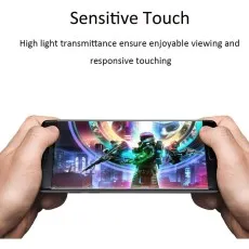 Samsung A04E screen protector with high touch sensitivity for smooth gaming, fast response, and crystal-clear display