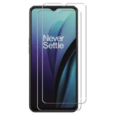 OnePlus Nord N20 SE tempered glass screen protector, ultra-clear and case-friendly design for full coverage.