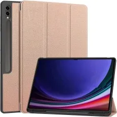 Samsung Galaxy Tab S8 Ultra Smart Case with Book Stand in Rose Design – Slim & Protective