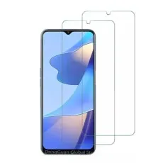 Two tempered glass screen protectors designed for Realme V30, offering full-screen coverage.