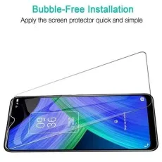 Oppo A56s screen protector with bubble-free installation, ensuring quick and easy application