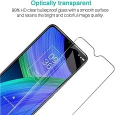 Optically transparent Oppo A56s screen protector with 99% HD clarity for bright and clear visuals