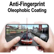 Anti-fingerprint oleophobic coating for a smudge-free, clear screen experience
