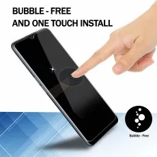 Bubble-free, one-touch installation tempered glass for a smooth screen protection