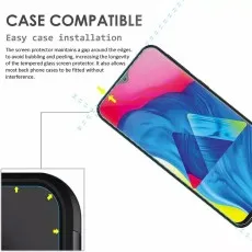 Case-compatible Oppo A77s screen protector with easy installation and edge gap for durability