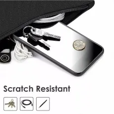 Scratch-resistant Oppo A77s screen protector protects against keys, coins, and daily wear