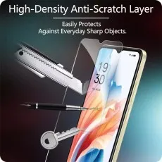 High-Density Anti-Scratch Tempered Glass – Protects Against Sharp Objects