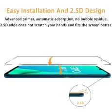 Oppo A9 2020 tempered glass with easy installation and 2.5D curved edges for a perfect fit