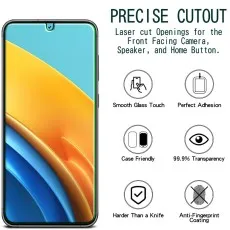 Samsung Galaxy M23 5G screen protector – precise cutout, smooth touch, anti-fingerprint, case-friendly, 99.9% transparency.