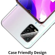 Case-friendly tempered glass screen protector and camera lens protector for Xiaomi Mi 10 Youth.
