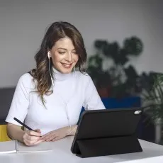 Smart Leather Case for Samsung Galaxy Tab A9, A9 Plus – Slim & Durable Cover