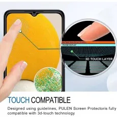 Tempered glass screen protector with 3D touch compatibility for smooth and responsive interaction