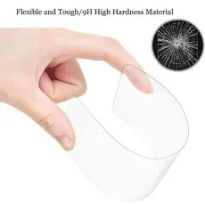 Flexible yet tough! 9H hardness material ensures superior durability and shatter resistance for ultimate screen protection.