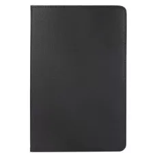 Samsung Galaxy Tab A9 Plus 11'' 2023 leather cover case closed view in black