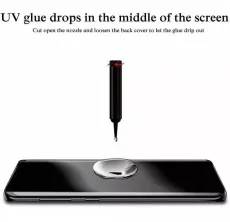 Full Glue UV Liquid Tempered Glass for Samsung S24 Ultra S22 S20 Note 20 Anti-Scratch