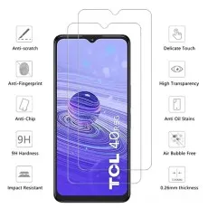Bubble-free and easy installation tempered glass for TCL 40R 5G with anti-chip design.