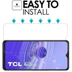 Easy-to-install TCL 40R 5G screen protector with precise fit.