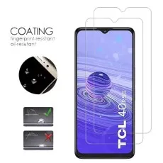 Water-resistant, anti-smudge screen protector for TCL 40R 5G.