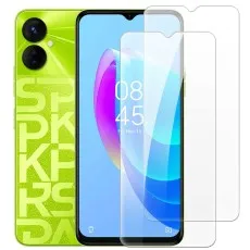 2-Pack Tecno Spark 9 Pro Tempered Glass – Clear, Anti-Scratch, Bubble-Free Protection