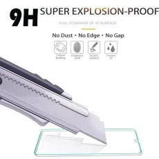 Xiaomi Redmi A1 9H tempered glass screen protector, explosion-proof, scratch-resistant, and fingerprint-proof.
