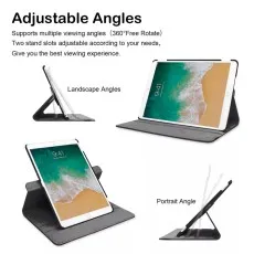 iPad Pro 11 Case 360 Rotatable Stand Flip Cover for iPad Air 11 2025 1st, 2nd, 3rd, 4th Gen