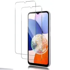 Vivo Y02 Tempered Glass Screen Protector – 2 Pack, Case-Friendly, 9H Hardness, Ultra-Clear, and Scratch-Resistant